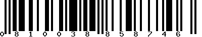 EAN-13 : 0810038858746