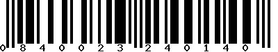 EAN-13 : 0840023240140 EAN-13 : 0840023240140