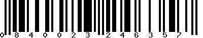 EAN-13 : 0840023246357