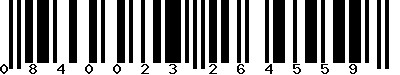 EAN-13 : 0840023264559