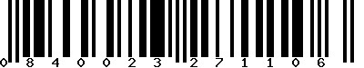 EAN-13 : 0840023271106