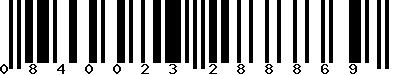 EAN-13 : 0840023288869