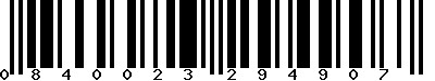 EAN-13 : 0840023294907 EAN-13 : 0840023294907