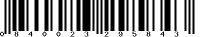 EAN-13 : 0840023295843