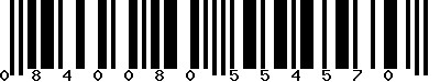 EAN-13 : 0840080554570