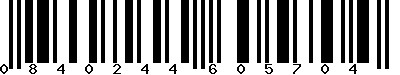 EAN-13 : 0840244605704