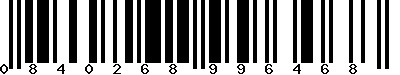 EAN-13 : 0840268996468