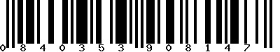 EAN-13 : 0840353908147