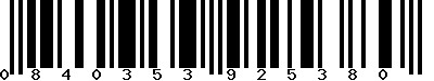 EAN-13 : 0840353925380