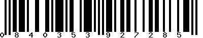 EAN-13 : 0840353927285