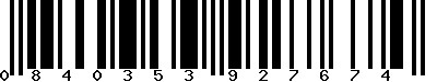 EAN-13 : 0840353927674