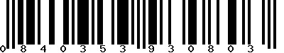 EAN-13 : 0840353930803