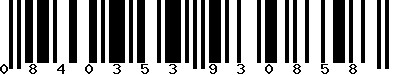 EAN-13 : 0840353930858