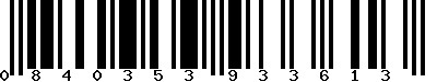 EAN-13 : 0840353933613