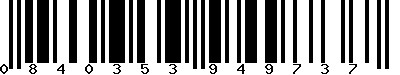 EAN-13 : 0840353949737