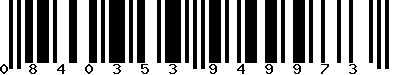 EAN-13 : 0840353949973