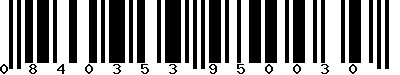 EAN-13 : 0840353950030