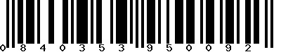 EAN-13 : 0840353950092