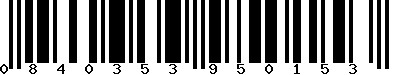 EAN-13 : 0840353950153