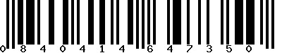 EAN-13 : 0840414647350