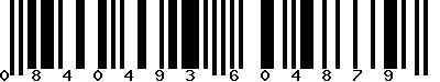 EAN-13 : 0840493604879