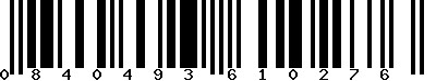 EAN-13 : 0840493610276