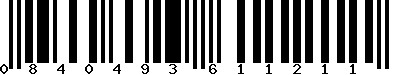 EAN-13 : 0840493611211