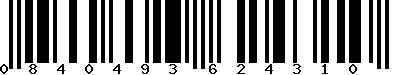 EAN-13 : 0840493624310