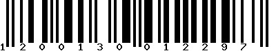 EAN-13 : 1200130012297