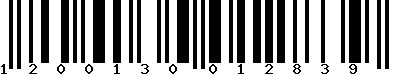 EAN-13 : 1200130012839
