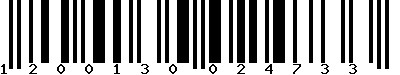 EAN-13 : 1200130024733