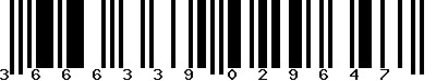 EAN-13 : 3666339029647