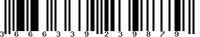EAN-13 : 3666339239879 EAN-13 : 3666339239879