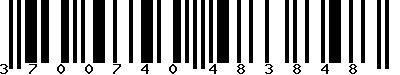 EAN-13 : 3700740483848 EAN-13 : 3700740483848