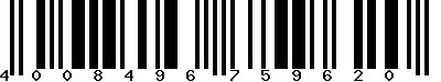 EAN-13 : 4008496759620