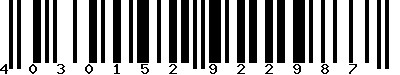 EAN-13 : 4030152922987