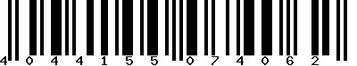 EAN-13 : 4044155074062