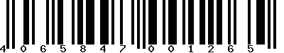 EAN-13 : 4065847001265