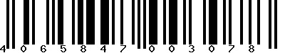 EAN-13 : 4065847003078