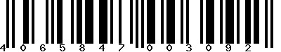EAN-13 : 4065847003092