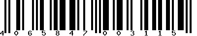 EAN-13 : 4065847003115