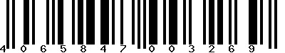 EAN-13 : 4065847003269