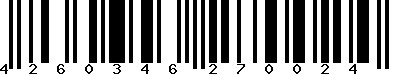 EAN-13 : 4260346270024
