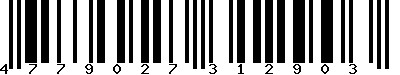 EAN-13 : 4779027312903