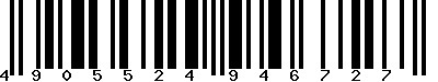 EAN-13 : 4905524946727