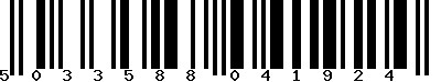 EAN-13 : 5033588041924