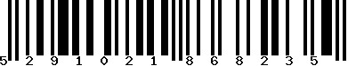 EAN-13 : 5291021868235