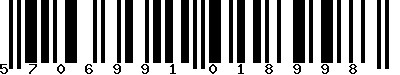 EAN-13 : 5706991018998