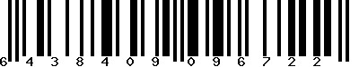 EAN-13 : 6438409096722
