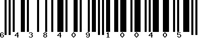 EAN-13 : 6438409100405